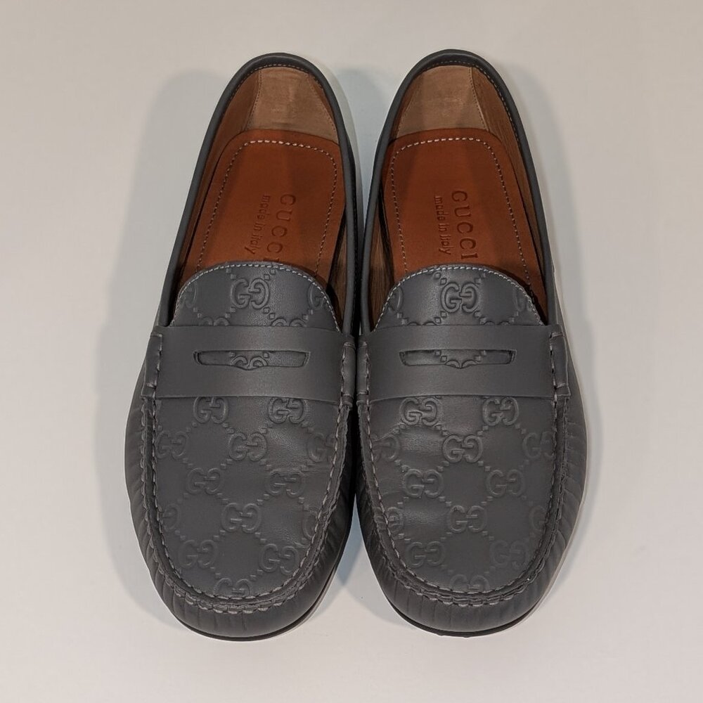 Gray Gucci Loafers - Size 8.5